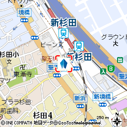 杉田支店付近の地図