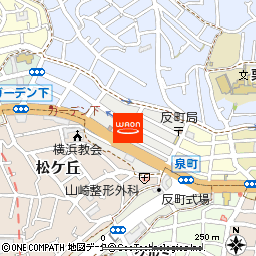 まいばすけっと横浜松本町店付近の地図