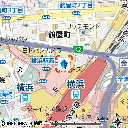 横浜駅前支店付近の地図