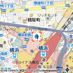 横浜駅前支店付近の地図