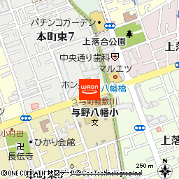 ホンダカーズ埼玉　与野店付近の地図