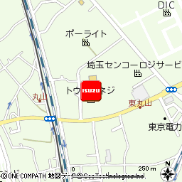 関東いすゞ自動車株式会社・伊奈支店付近の地図