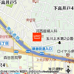 まいばすけっと下高井戸5丁目店付近の地図