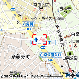六角橋支店付近の地図
