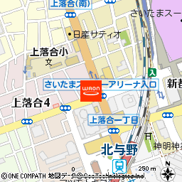 アコレ北与野駅北付近の地図