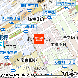 まいばすけっと横浜橋店付近の地図
