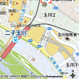 玉川支店付近の地図