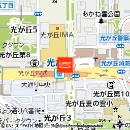 イオン練馬店付近の地図