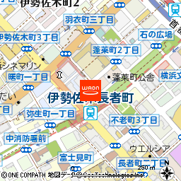 横浜伊勢佐木町ワシントンホテル付近の地図