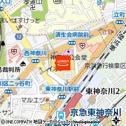 イオンスタイル東神奈川付近の地図