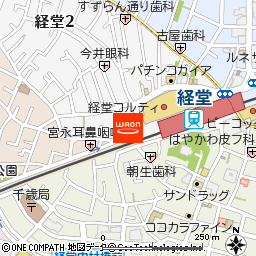 まいばすけっと経堂駅西店付近の地図