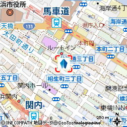 関内支店付近の地図