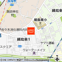 まいばすけっと綱島東店付近の地図