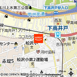 もみの匠　下高井戸店付近の地図