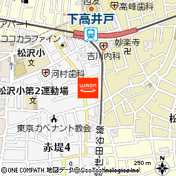 まいばすけっと赤堤4丁目店付近の地図