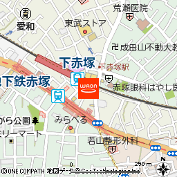 まいばすけっと下赤塚駅南口店付近の地図