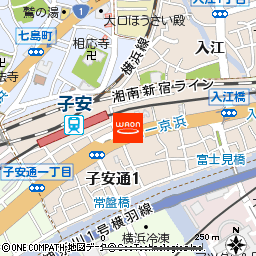 まいばすけっと子安駅前店付近の地図