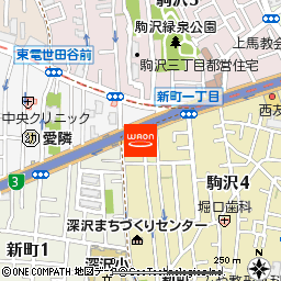 まいばすけっと駒沢4丁目店付近の地図