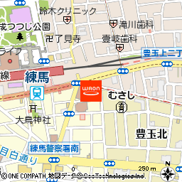 まいばすけっと練馬駅南店付近の地図