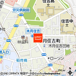 マックスバリュエクスプレス木月住吉店付近の地図