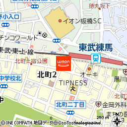 まいばすけっと東武練馬駅南口店付近の地図