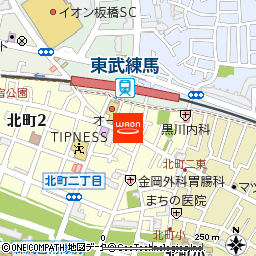 まいばすけっと練馬北町商店街店付近の地図