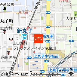 まいばすけっと新丸子東口店付近の地図