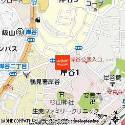 まいばすけっと岸谷1丁目店付近の地図