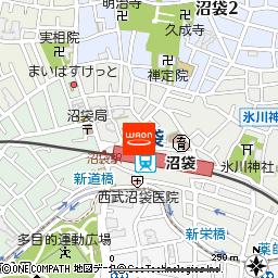 まいばすけっと沼袋1丁目店付近の地図