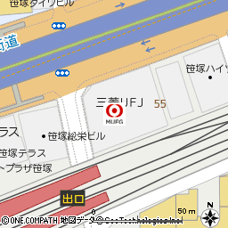 笹塚支店付近の地図