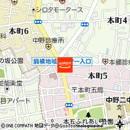 まいばすけっと中野十貫坂上店付近の地図