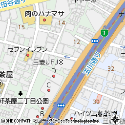 三軒茶屋支店付近の地図