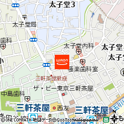 まいばすけっと太子堂2丁目店付近の地図