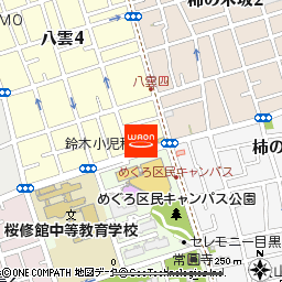 まいばすけっと八雲4丁目店付近の地図