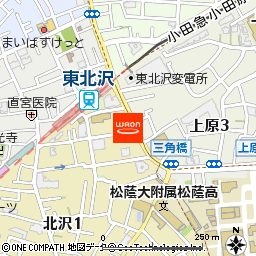 まいばすけっと東北沢駅東口店付近の地図