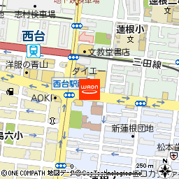 ダイエー西台店付近の地図