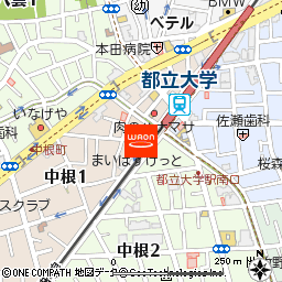 まいばすけっと中根1丁目店付近の地図