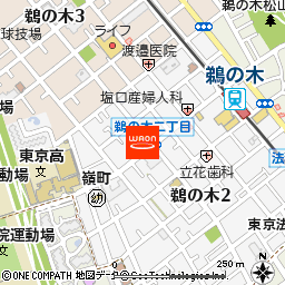 まいばすけっと鵜の木2丁目店付近の地図