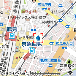 鶴見支店付近の地図