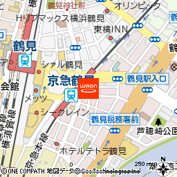 ヘアメイクアッシュ　鶴見店付近の地図