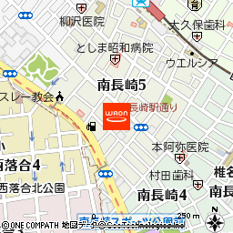 まいばすけっと南長崎5丁目店付近の地図