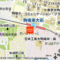 まいばすけっと駒場東大前駅前店付近の地図