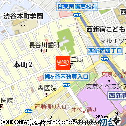 まいばすけっと渋谷本町2丁店付近の地図