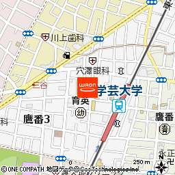 まいばすけっと学大駒沢通り店付近の地図