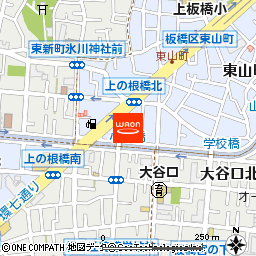 板橋　道具屋付近の地図