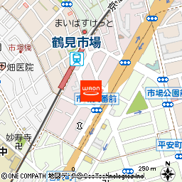 まいばすけっと鶴見市場駅南店付近の地図