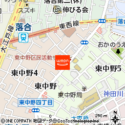 まいばすけっと上落合店付近の地図