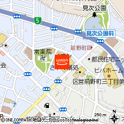 イオンスタイル板橋前野町付近の地図