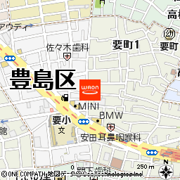 まいばすけっと要町1丁目店付近の地図