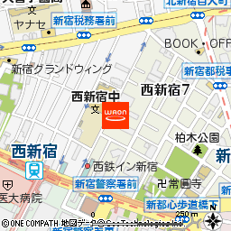 ヤクルト西新宿センター付近の地図